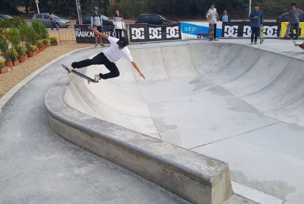 instalação Skate Park da Maia